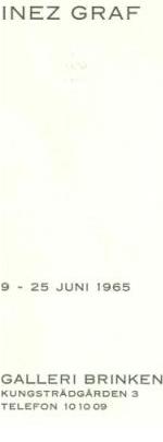 List of paintings at the exhibition in 1965